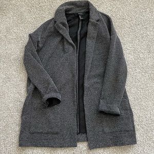 Grey oversized blazer